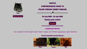 What Felinecrf.org website looked like in 2021 (3 years ago)