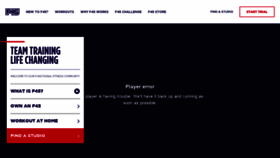 What F45training.com website looked like in 2021 (3 years ago)