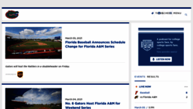 What Floridagators.com website looked like in 2021 (3 years ago)