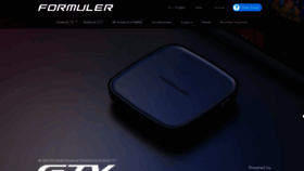 What Formuler.tv website looked like in 2021 (3 years ago)