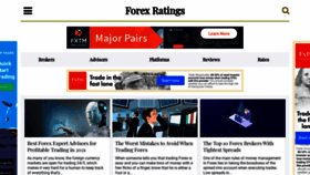 What Forex-ratings.com website looked like in 2021 (3 years ago)