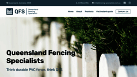 What Fencingspecialists.com.au website looked like in 2021 (3 years ago)