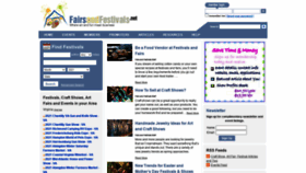 What Fairsandfestivals.net website looked like in 2021 (3 years ago)