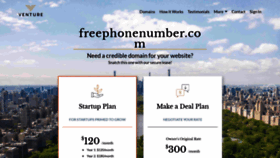 What Freephonenumber.com website looked like in 2021 (3 years ago)