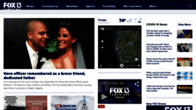 What Fox13news.com website looked like in 2021 (4 years ago)