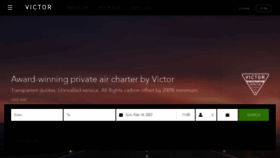 What Flyvictor.com website looked like in 2021 (3 years ago)