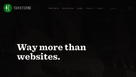 What Fourkitchens.com website looked like in 2021 (3 years ago)