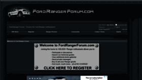 What Fordrangerforum.com website looked like in 2021 (3 years ago)