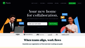 What Flock.com website looked like in 2021 (3 years ago)