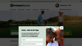 What Ferienparkspecials.de website looked like in 2021 (3 years ago)