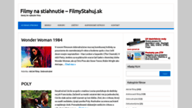 What Filmystahuj.sk website looked like in 2021 (3 years ago)
