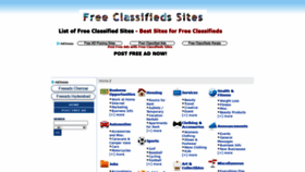 What Freeclassifiedssites.com website looked like in 2021 (3 years ago)