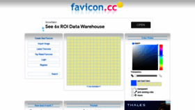 What Favicon.cc website looked like in 2021 (5 years ago)