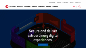 What F5.com website looked like in 2021 (4 years ago)