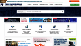 What Fibre2fashion.com website looked like in 2021 (3 years ago)