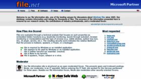 What File.net website looked like in 2021 (3 years ago)