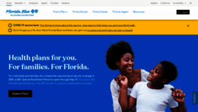 What Floridablue.com website looked like in 2021 (3 years ago)
