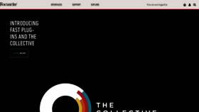 What Focusrite.com website looked like in 2021 (3 years ago)