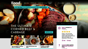 What Food.com website looked like in 2021 (3 years ago)
