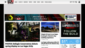 What Fox5vegas.com website looked like in 2021 (3 years ago)
