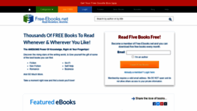 What Free-ebooks.net website looked like in 2021 (3 years ago)