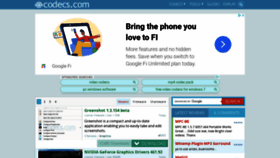 What Free-codecs.com website looked like in 2021 (3 years ago)