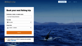 What Fishingbooker.com website looked like in 2021 (3 years ago)