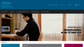 What Fh-bielefeld.de website looked like in 2021 (3 years ago)