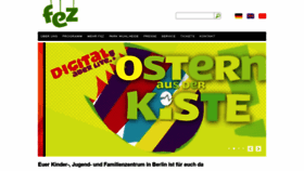 What Fez-berlin.de website looked like in 2021 (4 years ago)