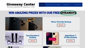 What Freegiveawaycenter.com website looked like in 2021 (3 years ago)