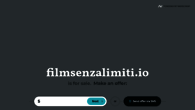 What Filmsenzalimiti.io website looked like in 2021 (3 years ago)