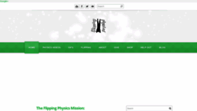 What Flippingphysics.com website looked like in 2021 (3 years ago)