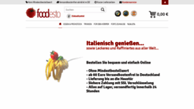 What Foodesto.de website looked like in 2021 (3 years ago)