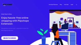 What Flipshope.com website looked like in 2021 (3 years ago)