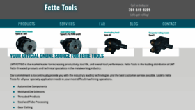 What Fette-tools.com website looked like in 2021 (3 years ago)