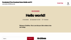 What Foranimeku.net website looked like in 2021 (3 years ago)