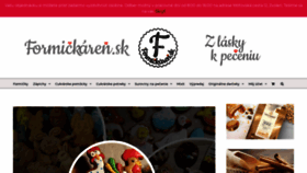 What Formickaren.sk website looked like in 2021 (3 years ago)