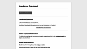 What Friesland.de website looked like in 2021 (3 years ago)