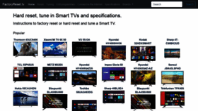 What Factoryreset.tv website looked like in 2021 (3 years ago)