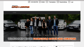 What Fahrschule-hc-lernen.de website looked like in 2021 (3 years ago)