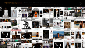 What Fashionblognews.com website looked like in 2021 (3 years ago)