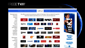 What Freeetv.com website looked like in 2021 (3 years ago)