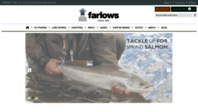 What Farlows.co.uk website looked like in 2021 (3 years ago)