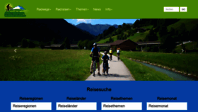 What Fahrradreisen-wanderreisen.de website looked like in 2021 (3 years ago)