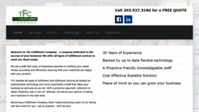 What Fulfillmentcompany.com website looked like in 2021 (4 years ago)