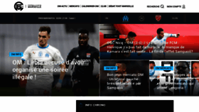 What Footballclubdemarseille.fr website looked like in 2021 (3 years ago)