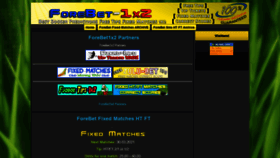 What Forebet-1x2.com website looked like in 2021 (3 years ago)