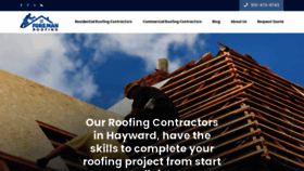 What Foremanroofing.com website looked like in 2021 (3 years ago)