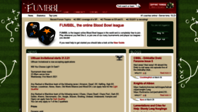 What Fumbbl.com website looked like in 2021 (3 years ago)