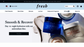 What Fresh.com website looked like in 2021 (3 years ago)